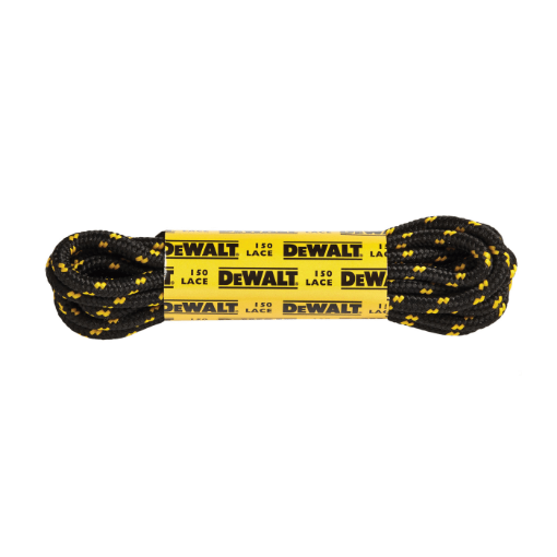 Picture of DeWalt Black/Yellow 150 cm Boot Laces (60 Pairs)