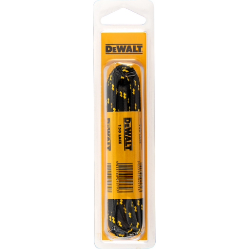 Picture of DeWalt Blister Pack Laces Black Yellow