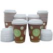 CSS80-00003 - 10oz BIODEGRADABLE tea and coffee paper cups (PACK OF 50)