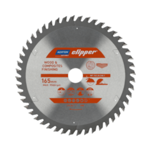 Picture of TCT Wood Finishing 165x2.6/1.6x20 Z48   Circular Saw Blade