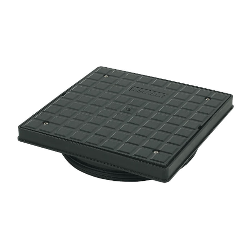 Picture of Floplast 340mm Sealed Plastic Screw Down Square Cover And Frame A15 D830