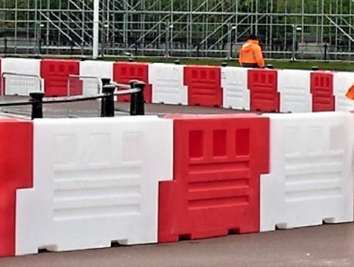 Picture of RB2000 Barrier Solid Hoarding Panel - Red