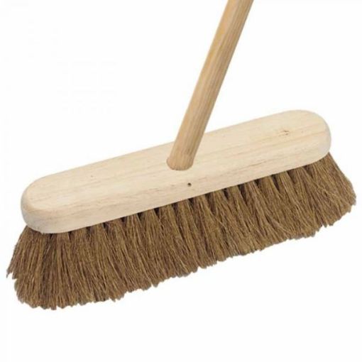 Picture of 12" Contract Coco Soft Broom Complete 