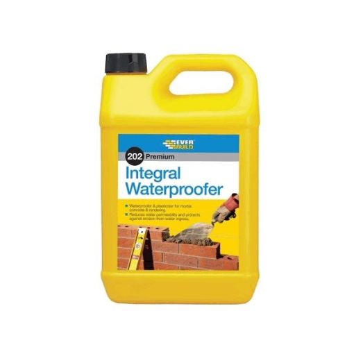 Picture of 202 Integral Liquid Waterproofer Everbuild 5 Litre