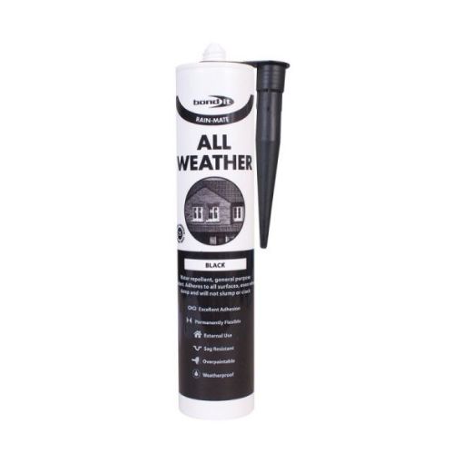 Picture of Bond It Rain Mate All Weather Sealant Black BDAWSBL