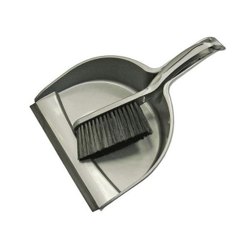 Picture of Dustpan & Brush Set Plastic (220mm)