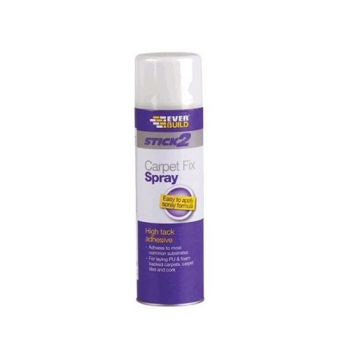 Picture of Everbuild Carpet Fix Spray Adhesive Aerosol 500ml