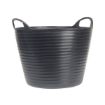 Picture of Heavy-Duty Polyethylene Flex Tuff Tub 42 Litres Black