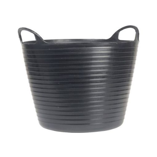 Picture of Faithfull  Heavy-Duty Polyethylene Flex Tub 42 Litres Black