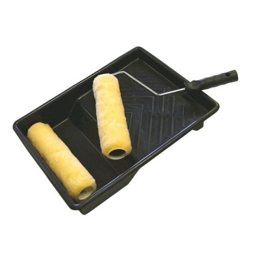 Picture of Faithfull  Roller Kit Tray Frame & 2 Refills 230mm (9in)