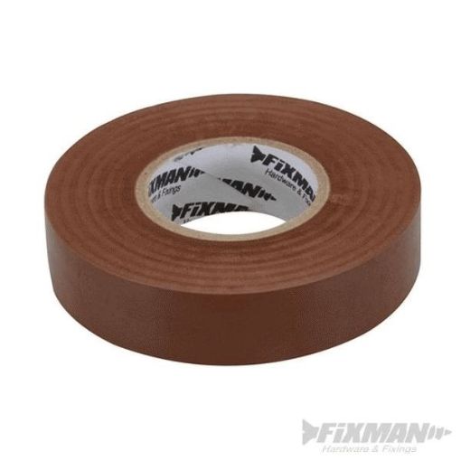 Picture of Insulation Tape 19mm x 33m Brown (Fixman)
