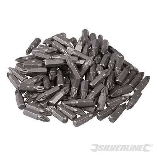 Picture of Pozidriv Cr-V Screwdriver Bits 100pk PZ2