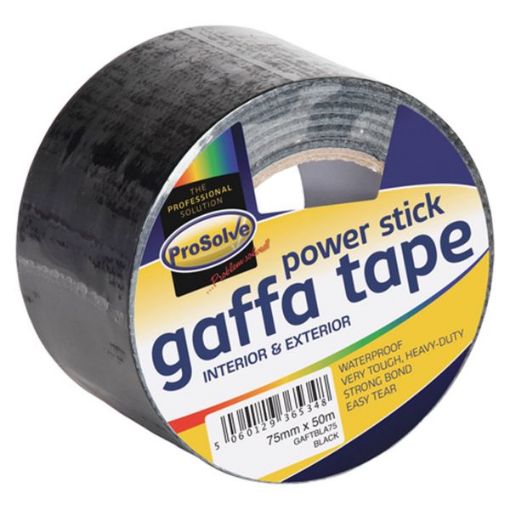 Picture of Gaffa Tape 75mm x 50m Black