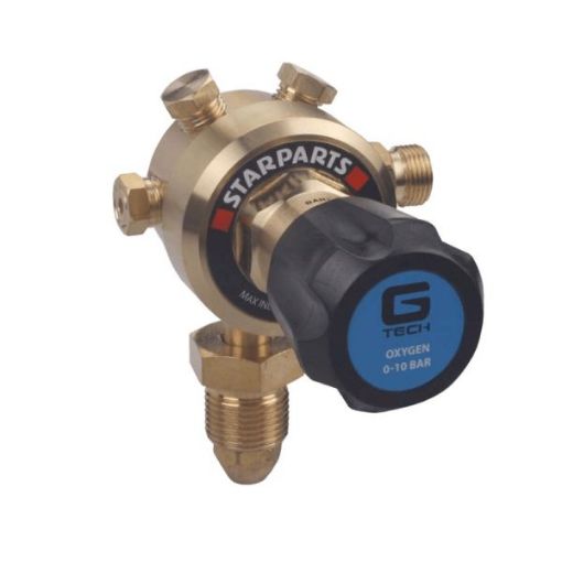 Picture of Single stage oxygen plugged regulator 300 bar