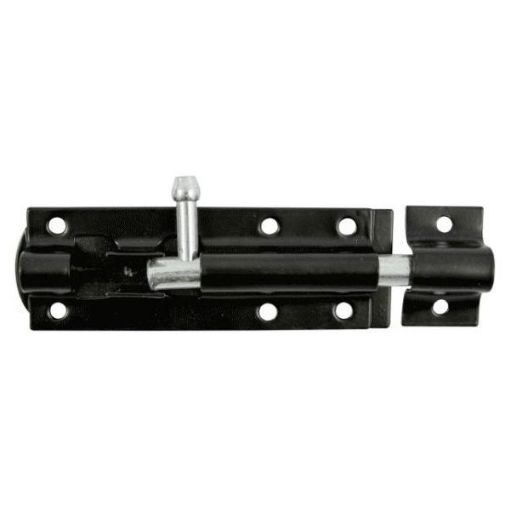 Picture of Straight Tower Bolt Black 100mm