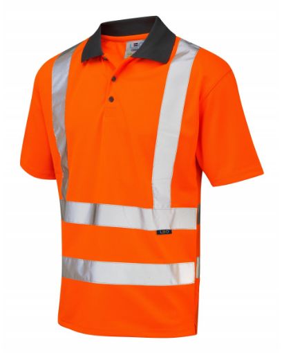 Picture of ROCKHAM ISO 20471 Class 2 Coolviz Polo Shirt (EcoViz) 