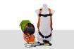 Picture of ARESTA Restraint Kit MEWP KIT 3 With EEZE KLICK SYSTEM 54.78 Single Point Harness2m Adjustable Webbing Lanyard Screwgate Carabiner x2Kit BagMEWP