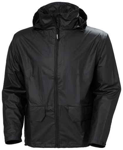 VOSS RAIN JACKET - 990 BLACK