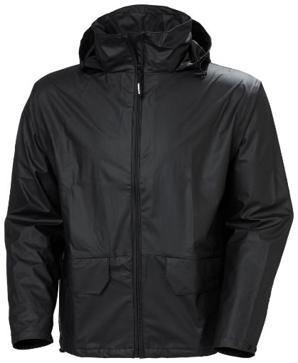 Picture of VOSS RAIN JACKET - 990 BLACK