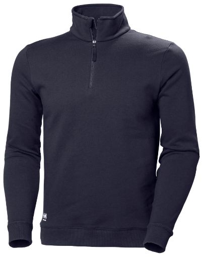 Picture of Manchester Half Zip Sweatshirt - 591 Navy