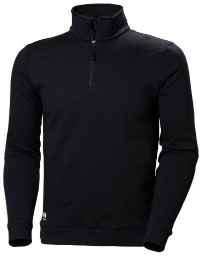 Picture of Manchester Half Zip Sweatshirt - 991 BLACK