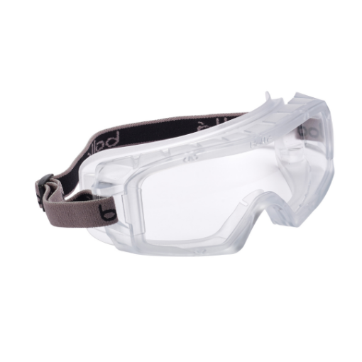 Picture of Clear PC lens - PLATINUM Lite ASAF - Transluscent PVC vented frame - Nylon strap