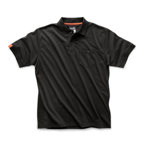 Picture of Scruffs Eco Worker Polo Black