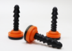 Picture of Black Nylon Brick plugs with washer (Bag/100)