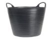 Picture of Heavy Duty Polyethylene Flex Bucket Tub 15 Litres Black Faithfull 