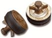 CSS95-00075 - 100mm 4 Steel Drain Plug, 12 Outlet, Brass Wingnut & Cap 94mm - 108mm