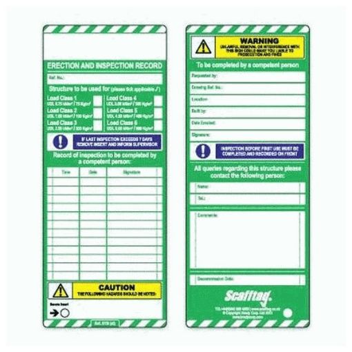 Picture of Scafftag Inserts