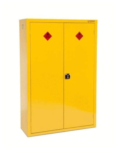 Picture of Hazardous Floor Cupboard 1200x465x1800 c/w 3 Shelves