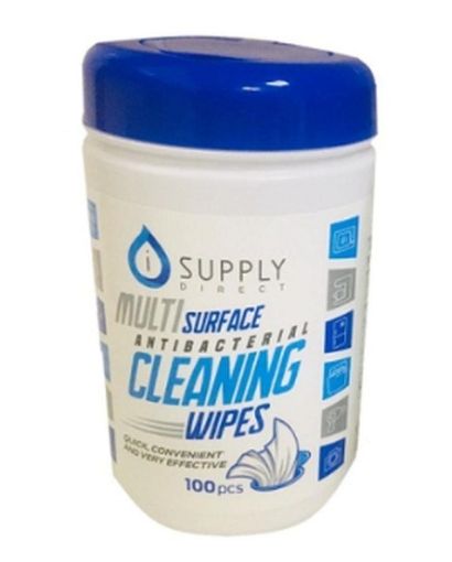 Picture of Anti Bac Wipes Tub 100 Wipes...