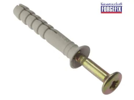 Picture of ForgeFix Hammer Fixing & Plug M6 x 80mm Bag 10