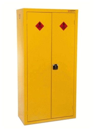 Picture of Hazardous Floor Cupboard 900x465x1800 c/w 3 Shelves