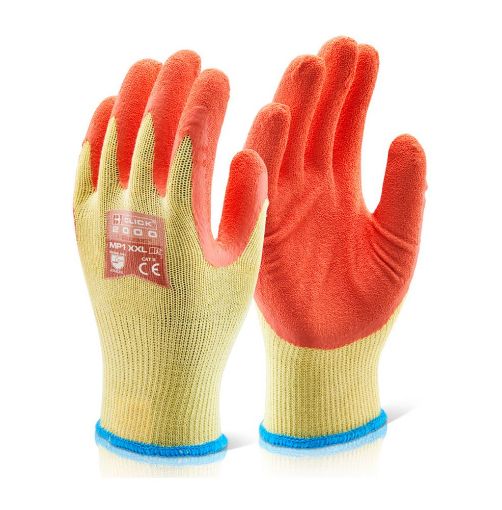 Picture of Grab N Grip Glove Orange Latex Gloves