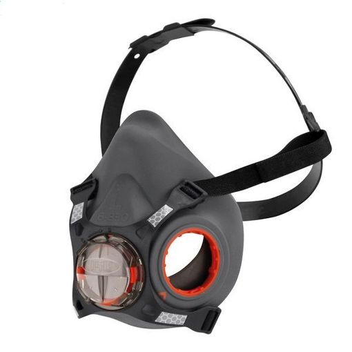 Picture of Force™ 8 Half Mask Respirator Grey/Red (F8-820) No Filt
