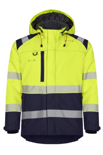 Picture of Hi-Vis Winter Jacket - yellow/navy