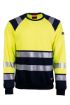 Picture of Flame Retardant Sweatshirt - yellow/navy