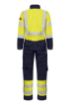 Picture of Flame Retardant Ladies Boilersuit - yellow/navy