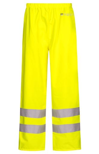 Picture of FLAME RETARDANT HI-VIS RAIN TROUSERS - Yellow