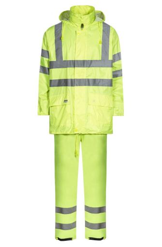 Picture of RAINSET WITH JACKET AND TROUSERS - Yellow