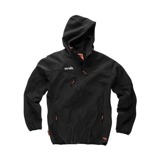 Picture of Scruffs Worker Softshell Jacket Black