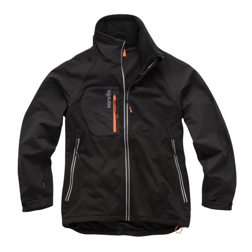 Picture of Scruffs Trade Flex Softshell Jacket Black
