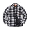 Picture of Scruffs Worker Padded Checked Shirt Black/White