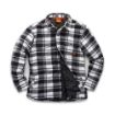 Picture of Scruffs Worker Padded Checked Shirt Black/White