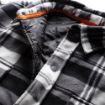 Picture of Scruffs Worker Padded Checked Shirt Black/White