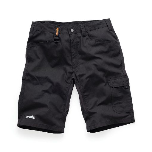 Picture of Scruffs Trade Flex Shorts Black