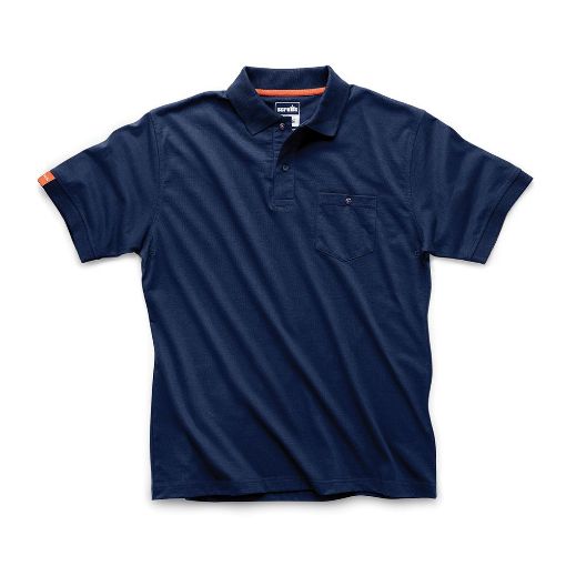 Picture of Scruffs Eco Worker Polo Navy