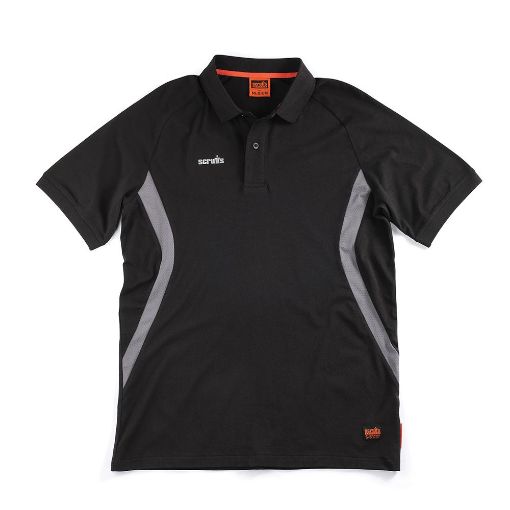 Picture of Scruffs Tech Polo Black